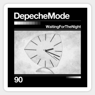 Depeche Mode // Waiting for the Night - Artwork 90's Design Sticker